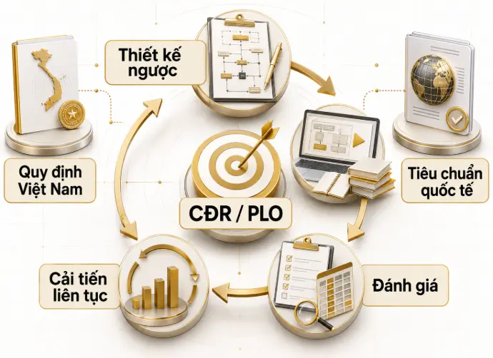 Nguyên tắc đào tạo theo CĐR